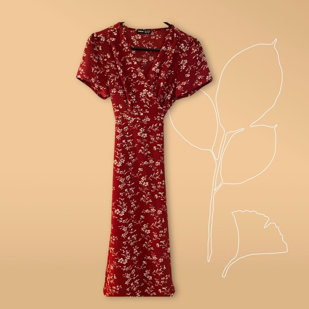 NWOT medium Shein Wrap dress